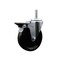 Service Caster 5 Inch Phenolic Wheel Swivel 58 Inch Threaded Stem Caster with Brake SCC SCC-TS20S514-PHS-PLB-58212 - alternate 1